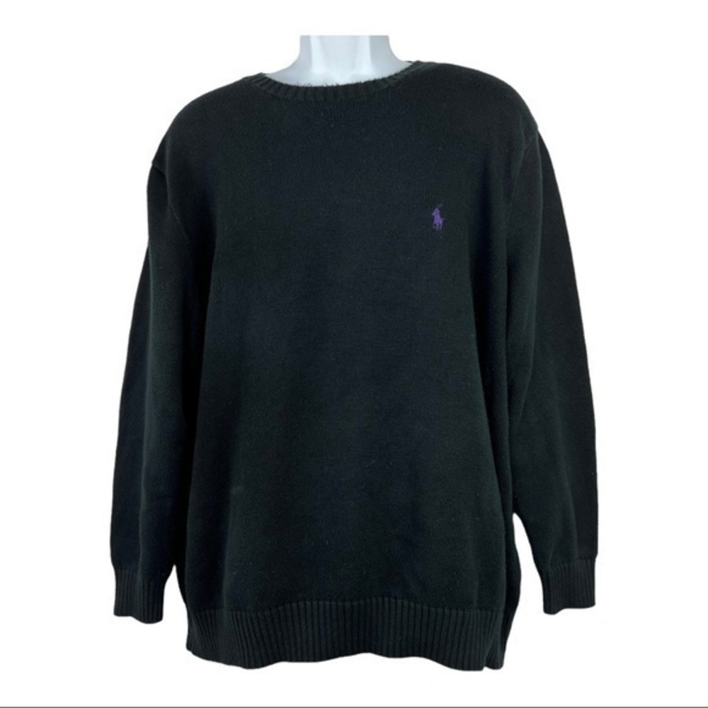 Polo Ralph Lauren Men Sweater Pullover Black Size 2XB Big